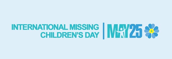 International Missing Children's Day 2022 logo