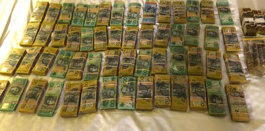 650 000 cash seized
