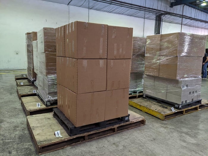 The shipment that was identified by US Customs and Border Protection officers