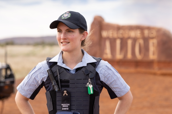 AFP Officer in Alice Springs