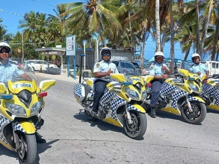 Nauru Police Force traffic team