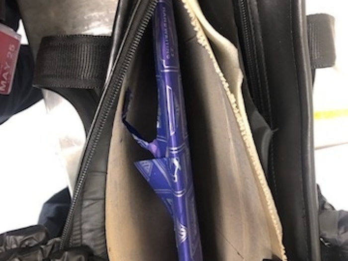 laptop bag with alleged heroin