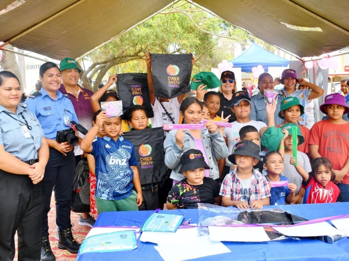 Cyber awareness day for local children in Tonga