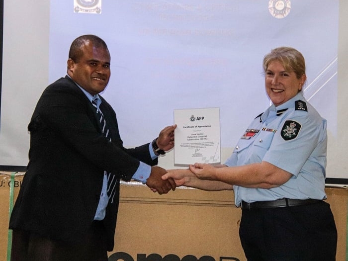 Award presented to FPF case officer
