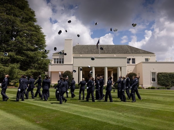 The 13 men and 13 women – aged between 20 and 36 – are the first recruit course to graduate from the AFP College this year.