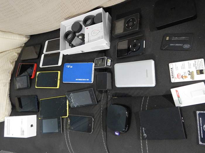 mobile devices seized at search warrant