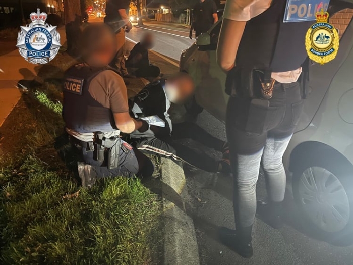 Two men are arrested by AFP officers