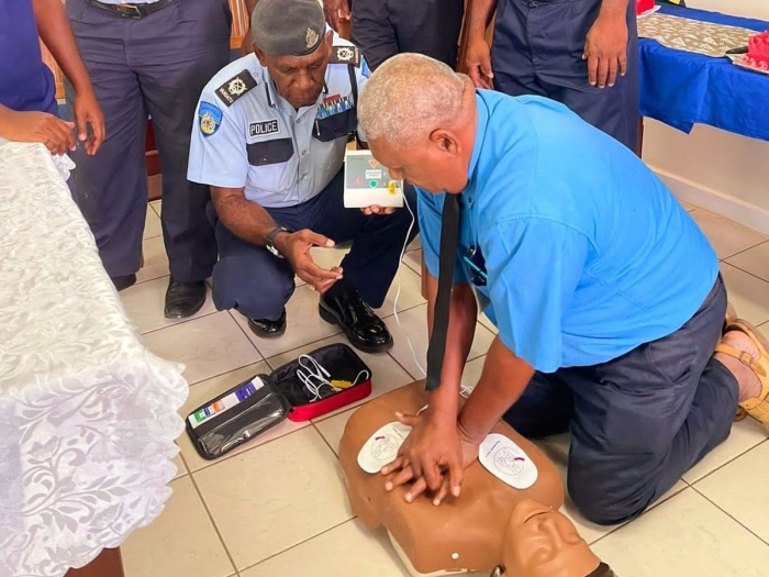 AED demonstration
