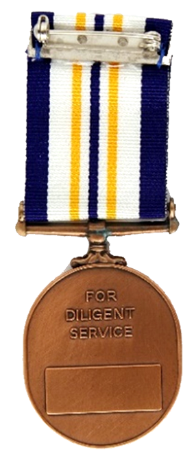 ACT Community Policing Medal Reverse