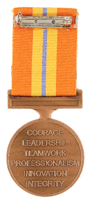 ACT Emergency Medal Reverse