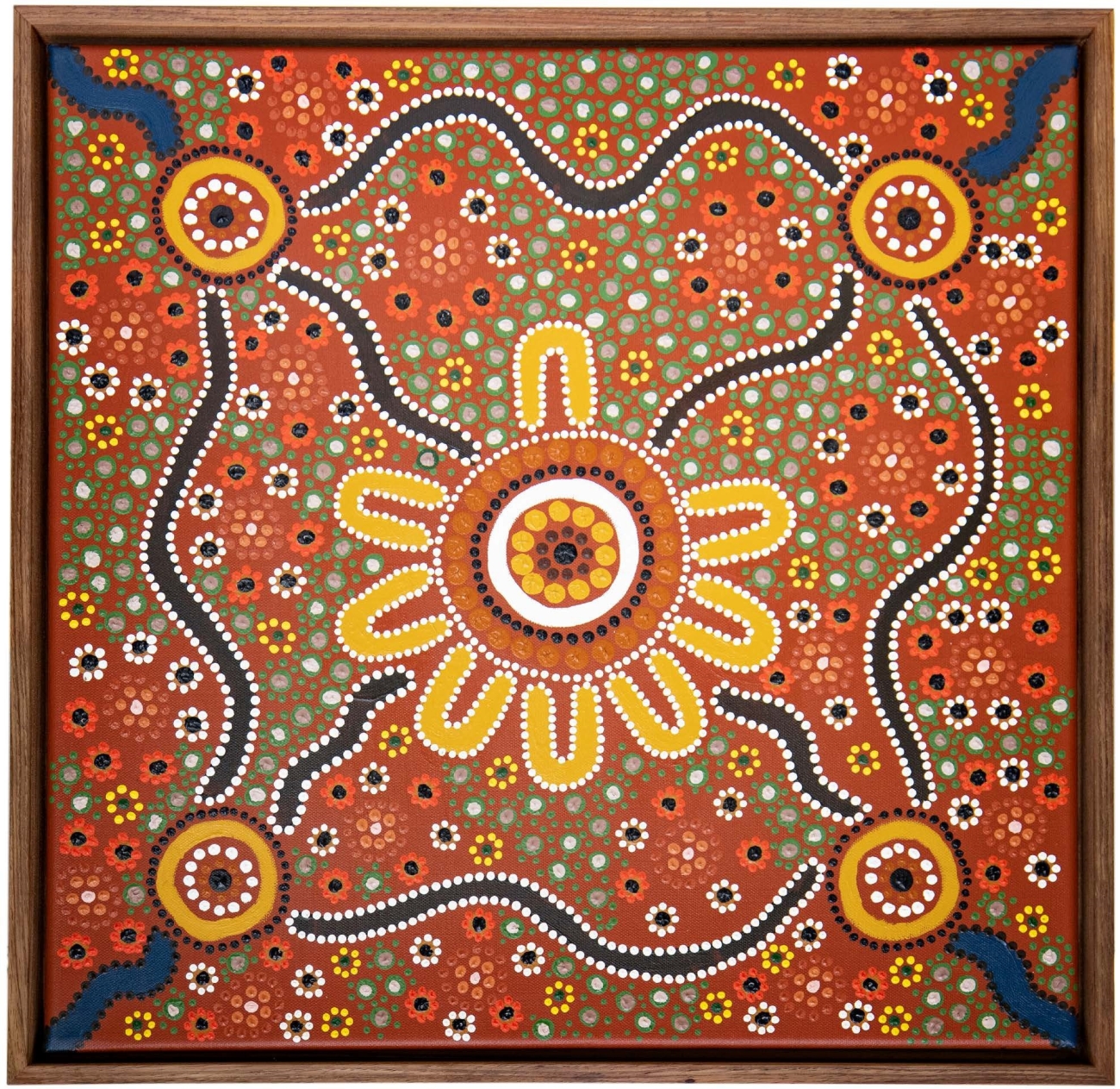 Yarning Circle First Nations Artwork