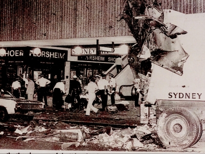 13 February 1978: Bombing outside the Hilton hotel in Sydney AFPM4407