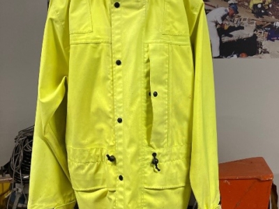 A jacket used at the Thredbo landslide rescue. Photo courtesy of Mick Travers