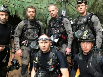 Six extraordinary AFP divers spent almost 2 weeks diving in the Tham Luang Nang Non cave system