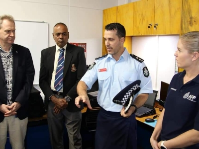 AFP and Fiji officers in Fiji