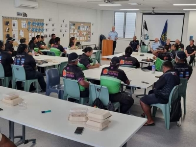 Nauru Police Force doing Cyber Safety Pasifika training